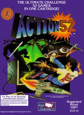 Action 52 (USA) (Unl) box cover front